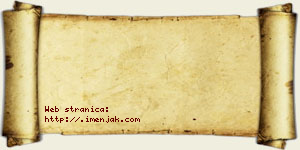 Jasika Šaranac vizit kartica